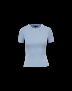 Pruitt Tee in Smoke Blue