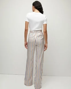 Pruitt White Ribbed Pocket Tee