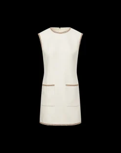 Ravena Mini Shift Dress in Ivory