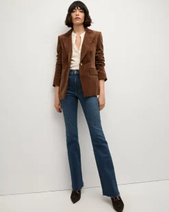 Reagan Corduroy Dickey Jacket in Dark Brown