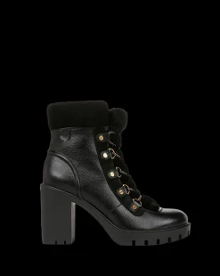 Reece Lug Bootie in Black