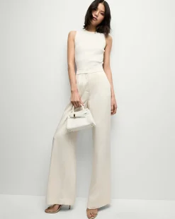 Robinne Wide-Leg Pants in Cream