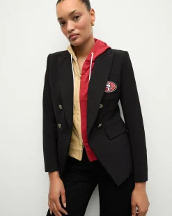 San Francisco 49ers Dickey Jacket in Black/Gold