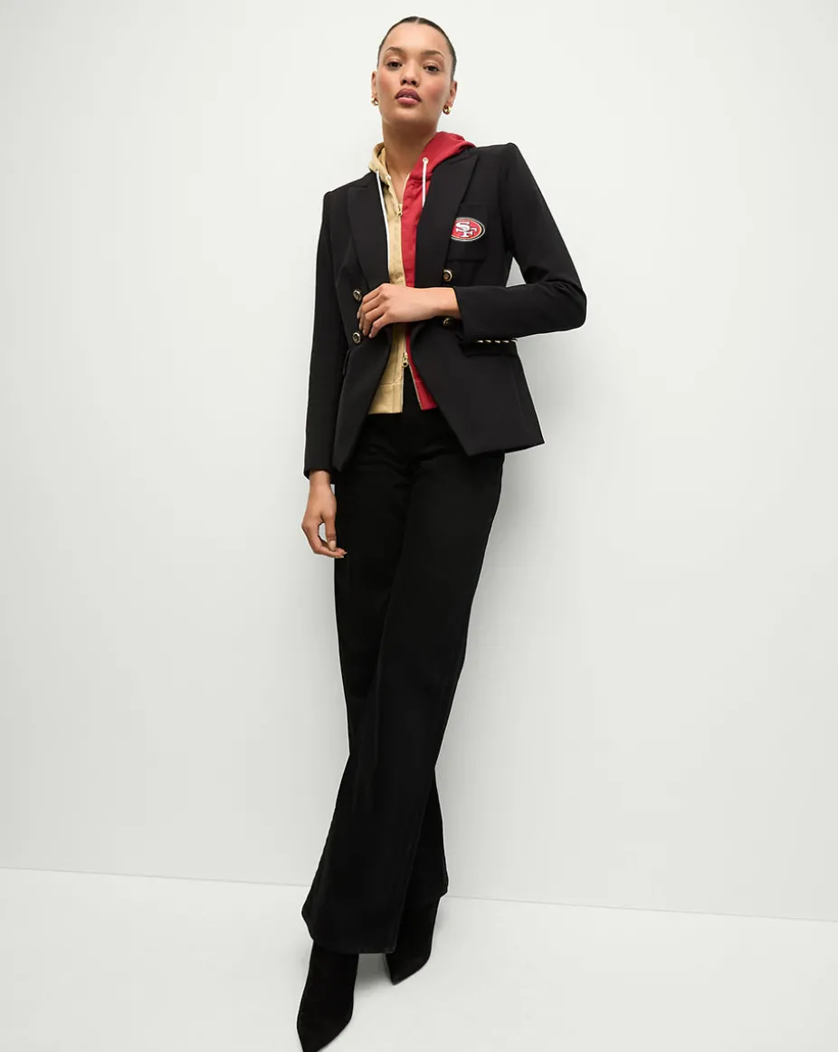 San Francisco 49ers Dickey Jacket in Black/Gold