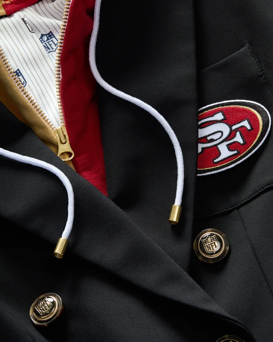 San Francisco 49ers Dickey Jacket in Black/Gold