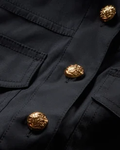 Saude Cargo Dress in Black