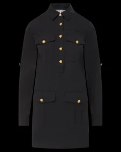 Saude Cargo Dress in Black