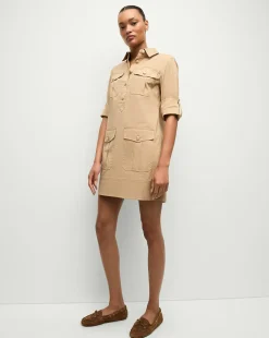 Saude Cargo Dress in Khaki