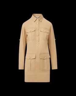 Saude Cargo Dress in Khaki