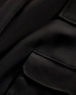 Saul Cargo Pant in Black