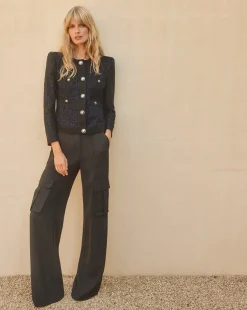 Saul Cargo Pant in Black