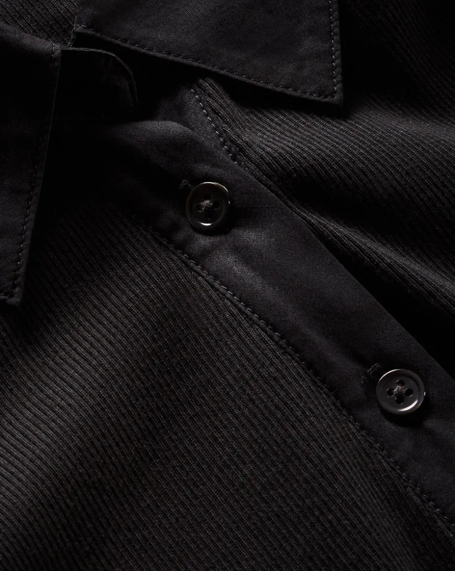 Scottie Button-Down Shirt in Black