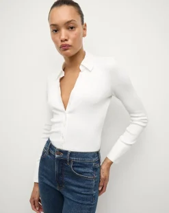 Scottie Button-Down Shirt in White