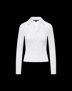 Scottie Button-Down Shirt in White