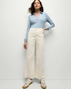 Scottie Button-Down Shirt in Smoke Blue