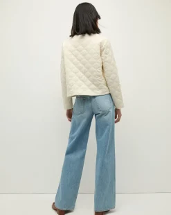 Shalia Quilted Jacket in Ivory