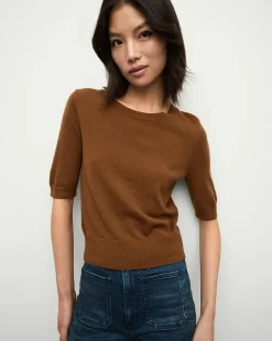 Shana Cashmere Sweater in Brown