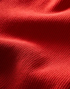 Sid Sleeveless Crew-Neck Pullover in Red