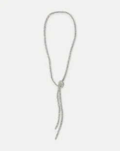 Skinny Serpent Chain Necklace in Silver