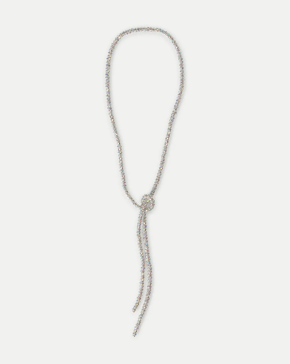 Skinny Serpent Chain Necklace in Silver