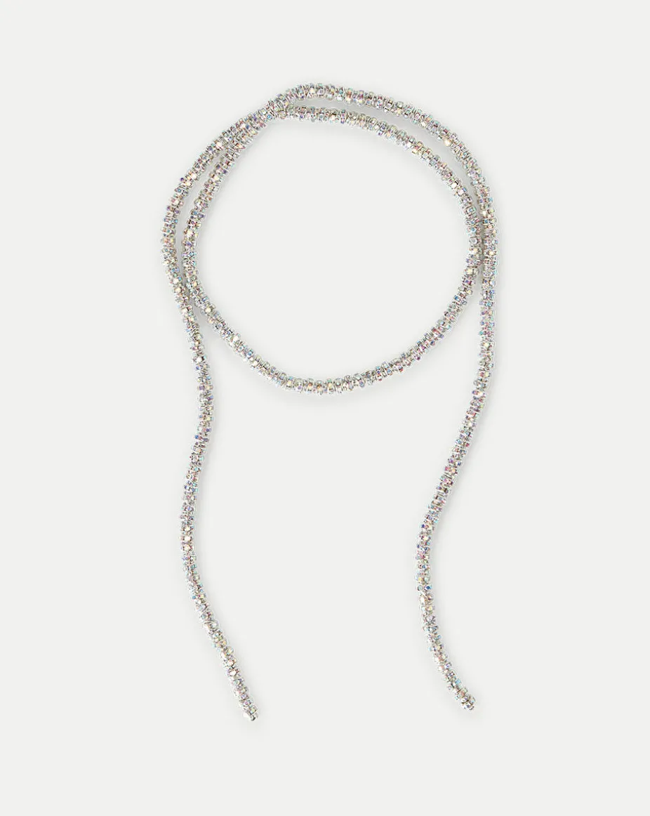 Skinny Serpent Chain Necklace in Silver