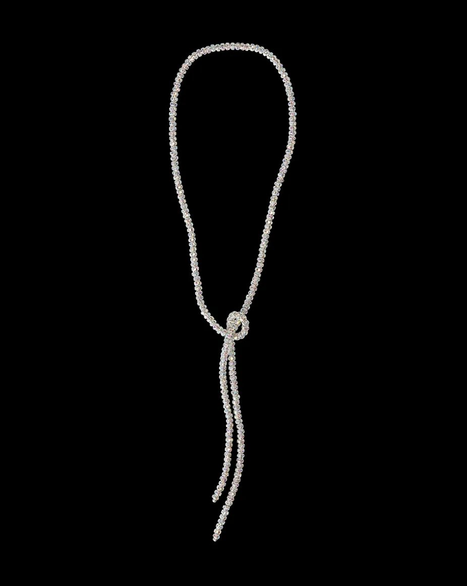 Skinny Serpent Chain Necklace in Silver
