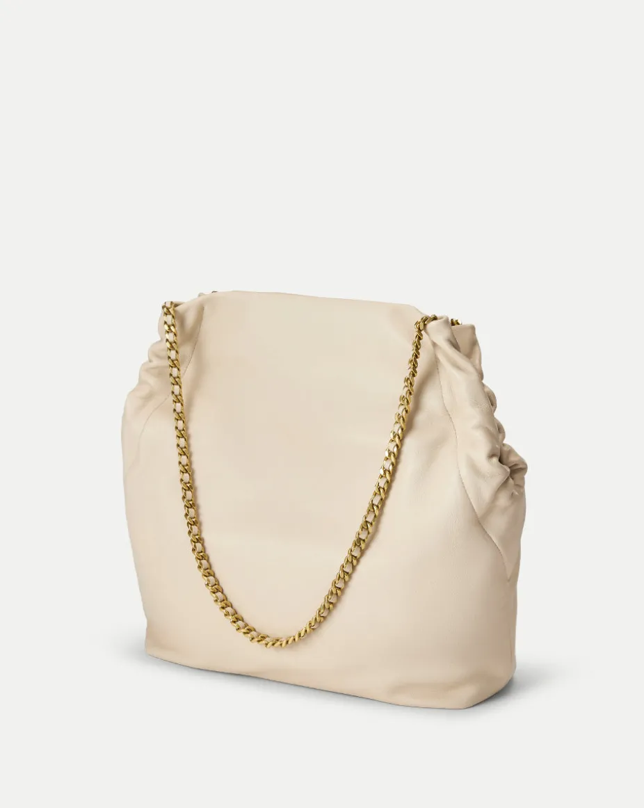 Slouch Shoulder Bag in Ivory