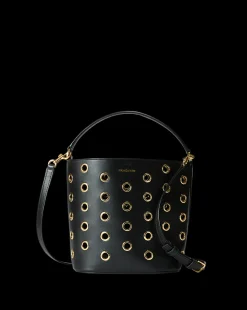 Small Grommet Feedbag in Black