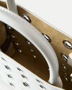 Small Grommet Shopper in Off-White