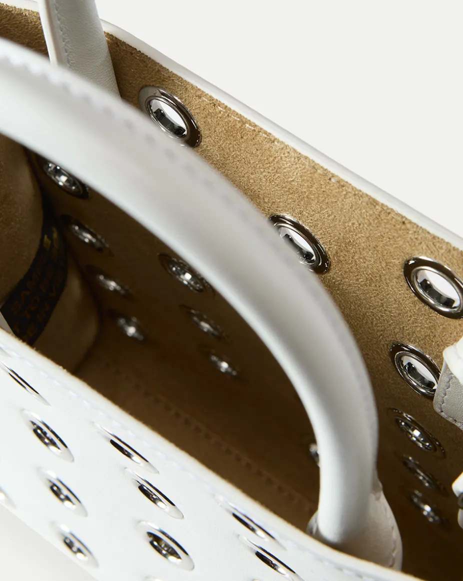 Small Grommet Shopper in Off-White