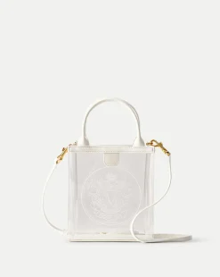Small Shopper in Transparent/Off-White