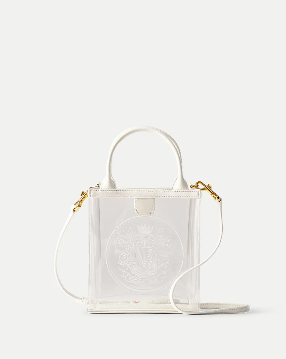 Small Shopper in Transparent/Off-White
