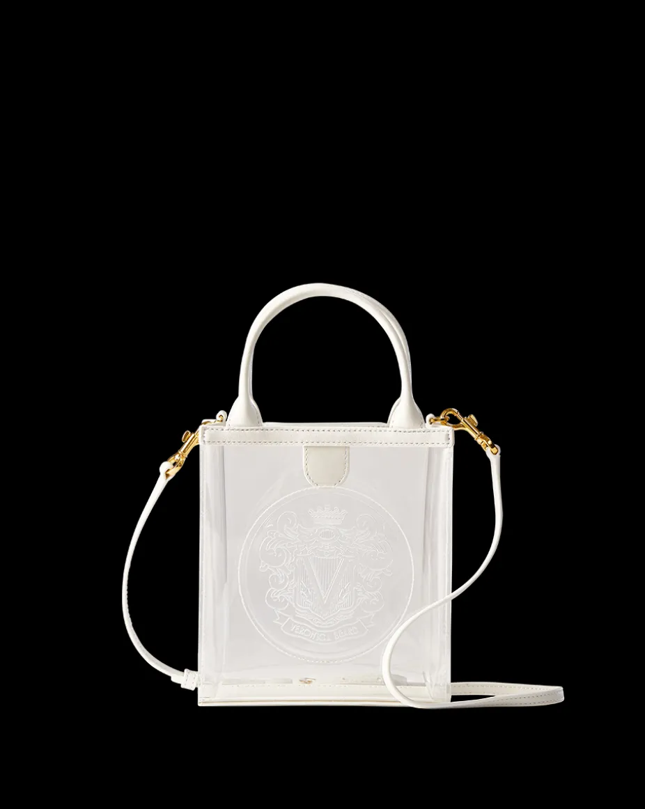 Small Shopper in Transparent/Off-White