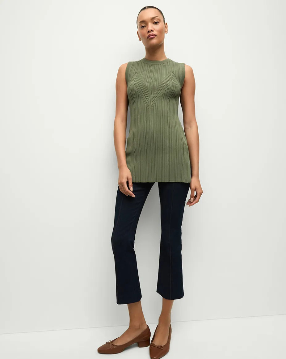 Tani Denim Pant in Dark Oxford