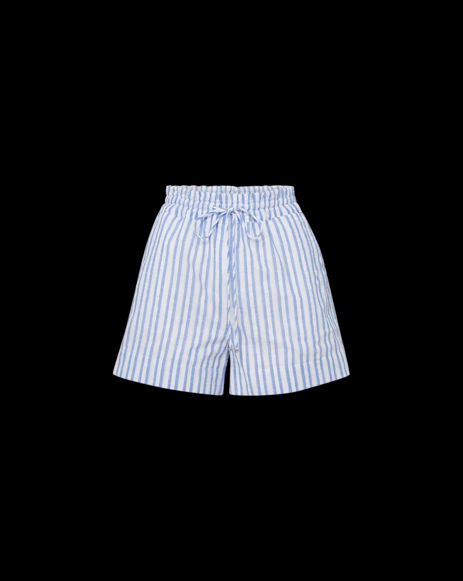 Tijana Striped Short in Blue/White