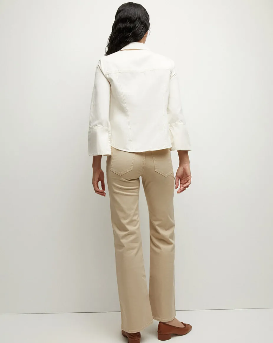 Tivi Denim Shirt in Ecru