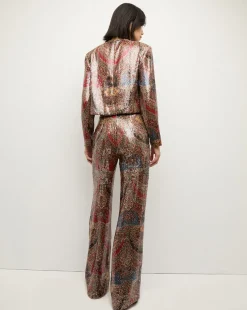 Tonelli Pant in Red Multi