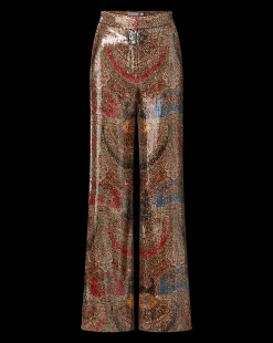 Tonelli Pant in Red Multi