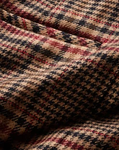 Tonelli Plaid Pants in Camel & Black