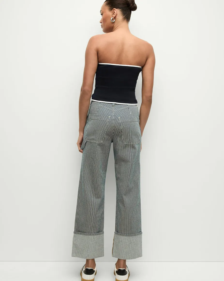 Valley Knit Top in Navy