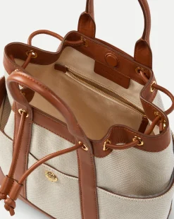 Veronica Beard Goody Bag in Natural/Hazel