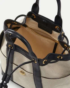 Veronica Beard Goody Bag in Natural/Black