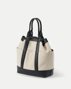 Veronica Beard Goody Bag in Natural/Black