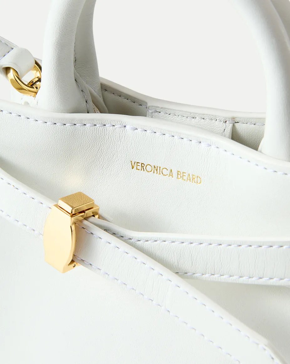 Veronica Beard Mini Dash Bag in Off-White