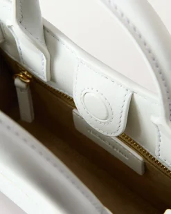 Veronica Beard Mini Dash Bag in Off-White