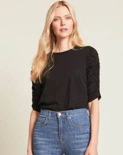 Waldorf Ruched-Sleeve Tee