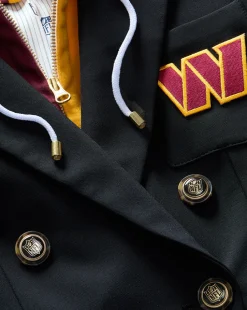 Washington Commanders Dickey Jacket in Black/Gold
