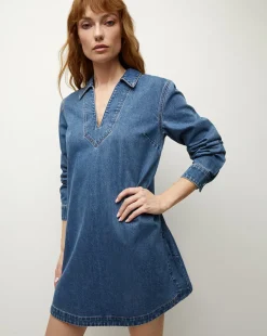 Wasta Denim Dress in Cornflower
