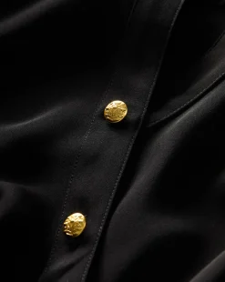 Wright Mini Dress in Black | Shirt Dress