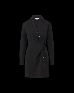 Wright Mini Dress in Black | Shirt Dress